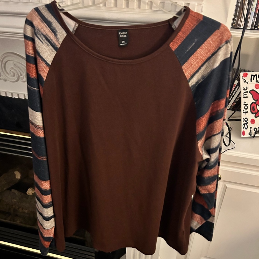 Nice fall top by Emery Rose.